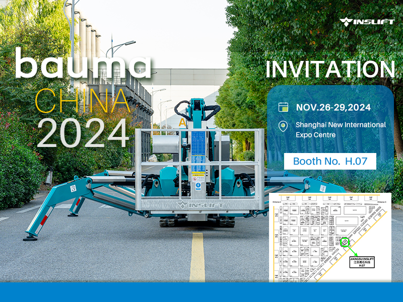 Inslift Welcomes You to 2024 bauma CHINA at Our Booth No. H.07